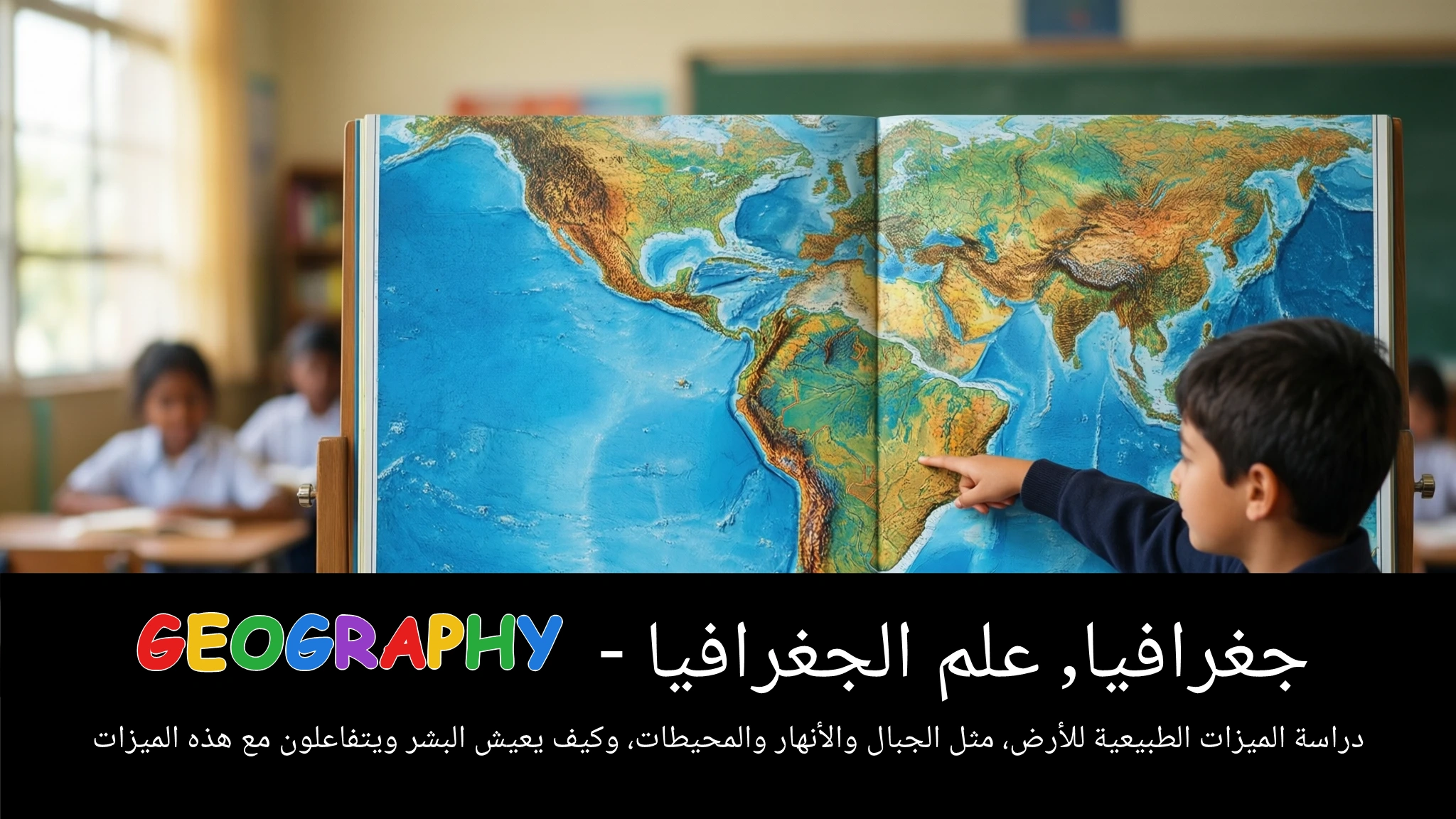 Arabic Illustration for geography